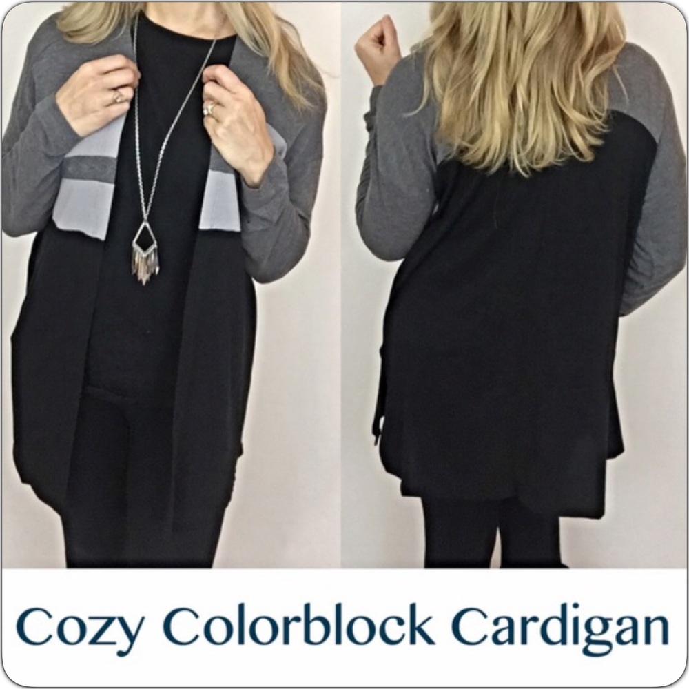 Cozy Cute Lightweight Knit Cardi Sweater M sold - Picture 3 of 5