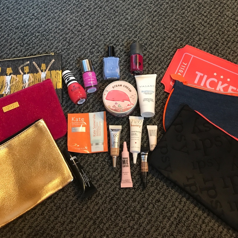 19 items!!  Skin care, nails and ipsy bag bundle!!