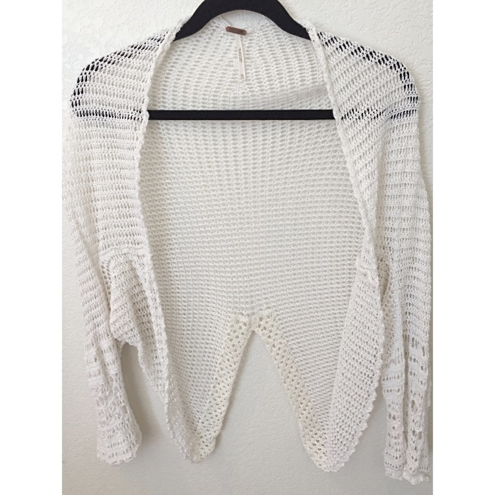 Free People Crochet Cardigan