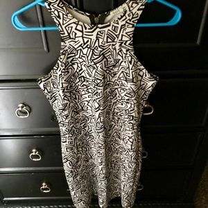 Charlotte Russe black & white dress