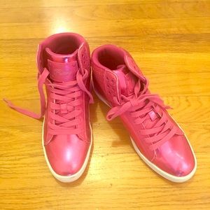 Pink Pastry High Top Dance Sneakers