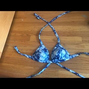 Victoria's Secret Pink push up blue bikini top