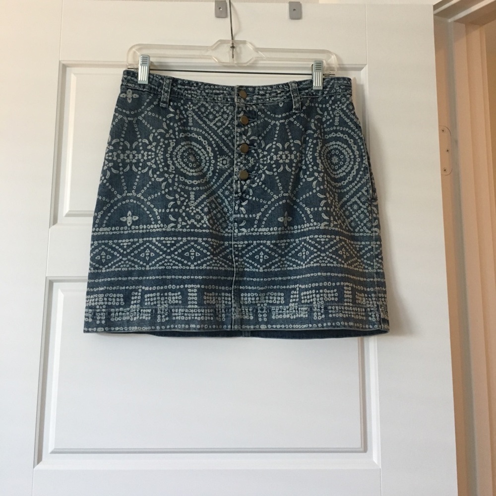 Free People Jean skirt