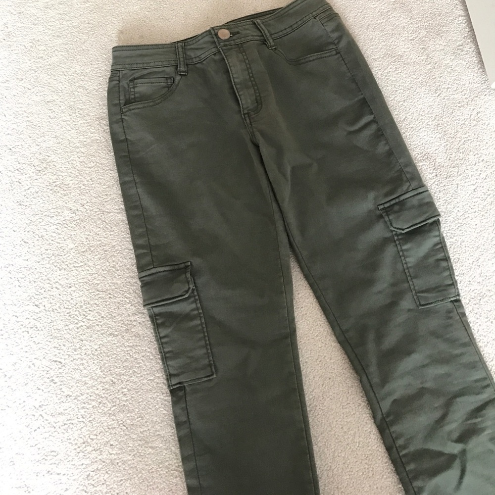 army green jeans
