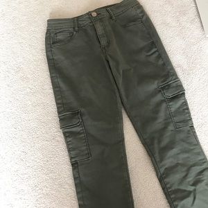 army green jeans