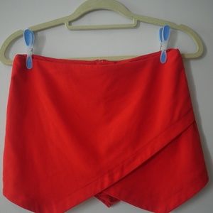 Orange skorts