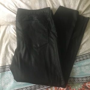 Coated old navy rock star skinny jeans