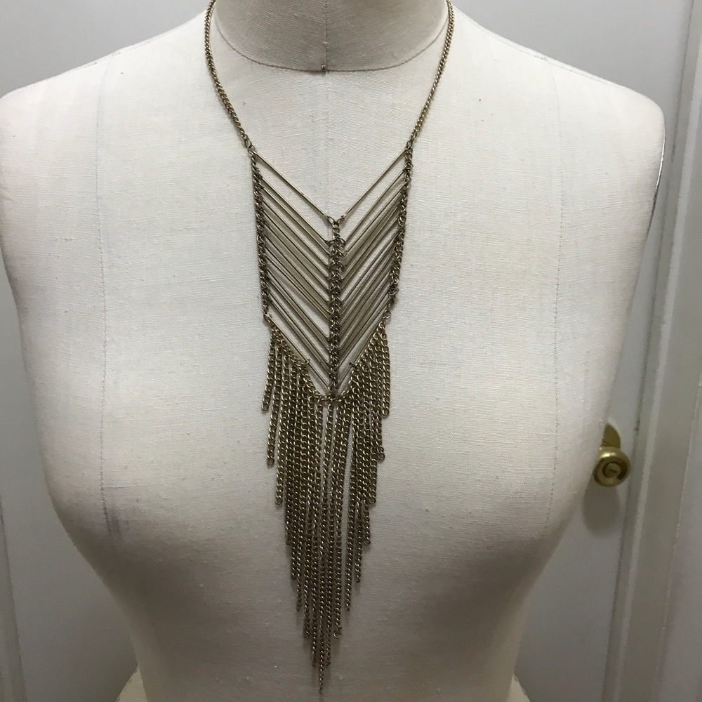 Forever 21 Chevron Chain Necklace