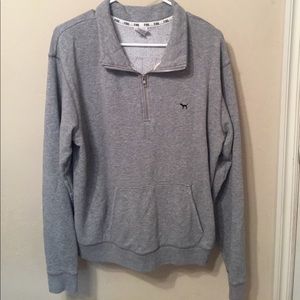 Pink Brand Quarter Zip Pullover