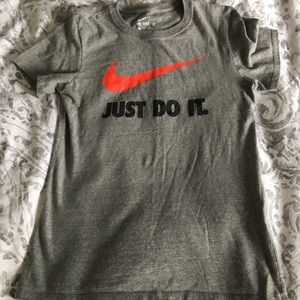 Just do it ✔️ grey Nike T
