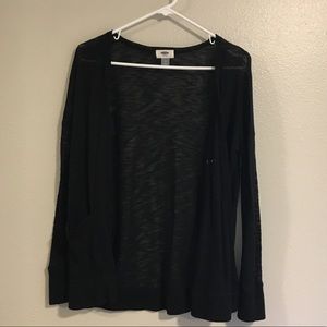 Black cardigan