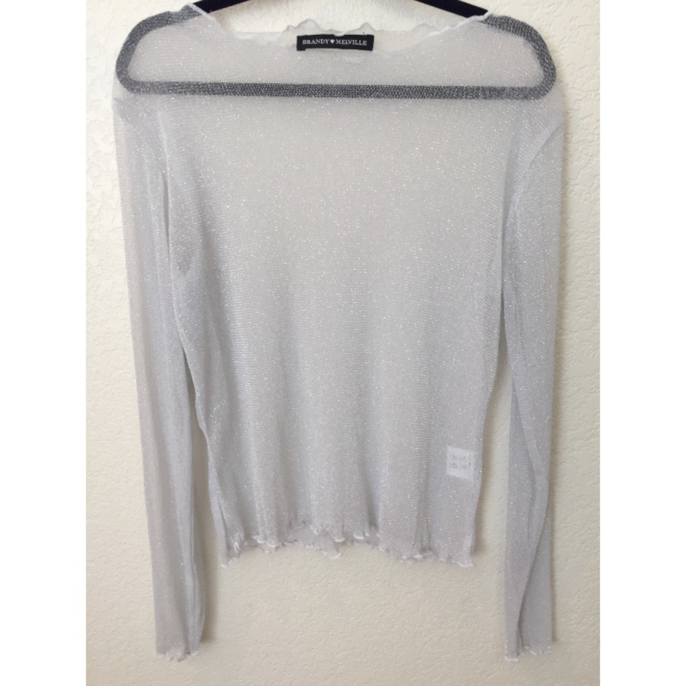 Brandy Melville Glitter top