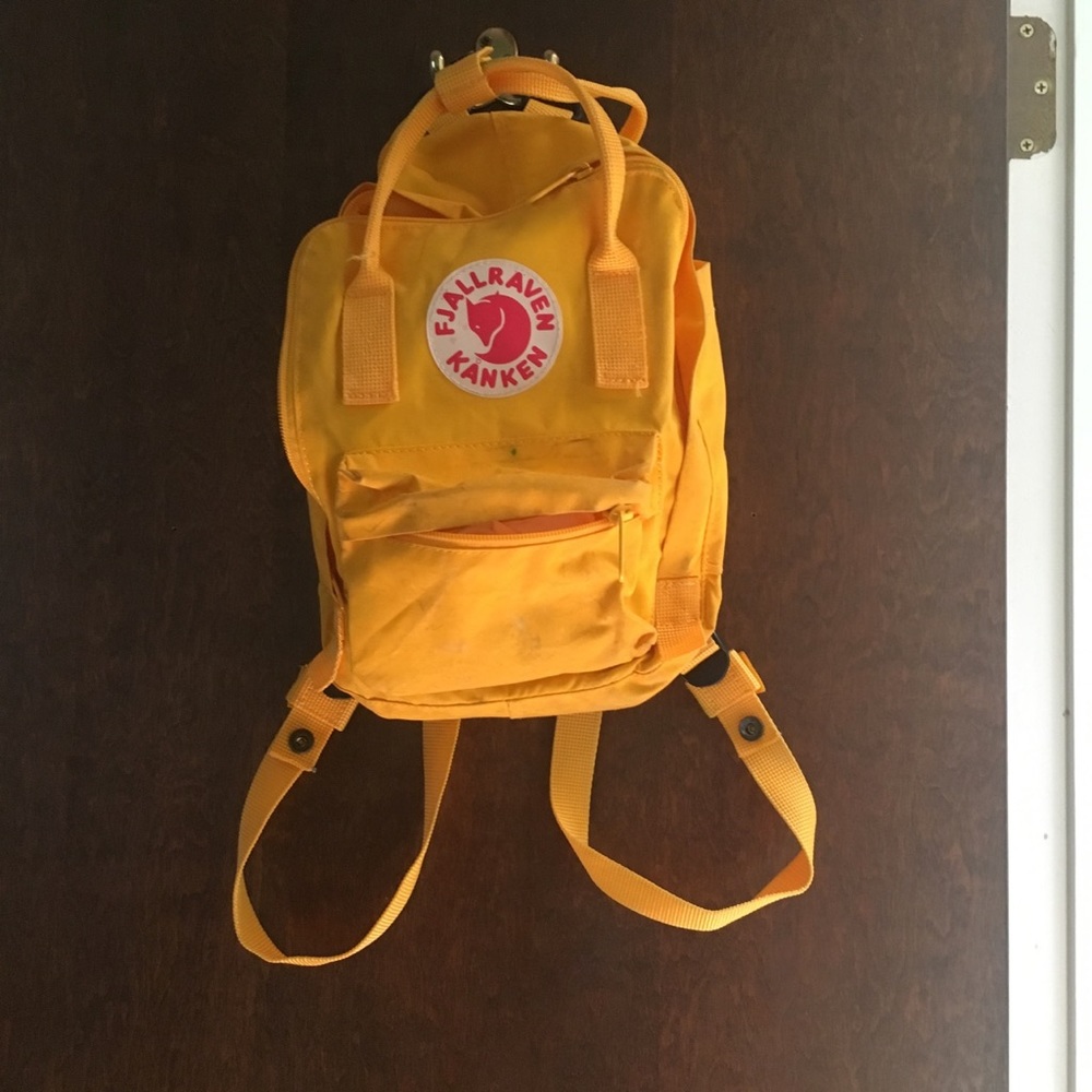 Fjallraven Kanken Mustard Backpack