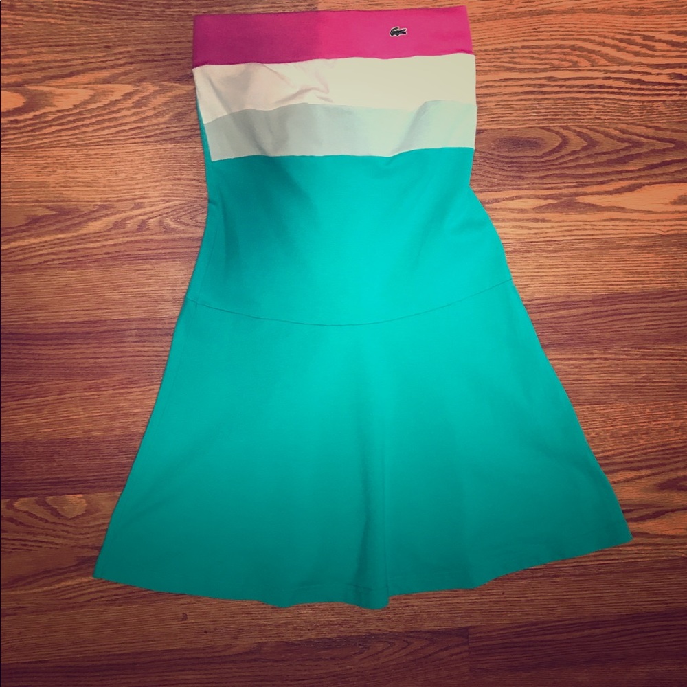 Lacoste Strapless Dress