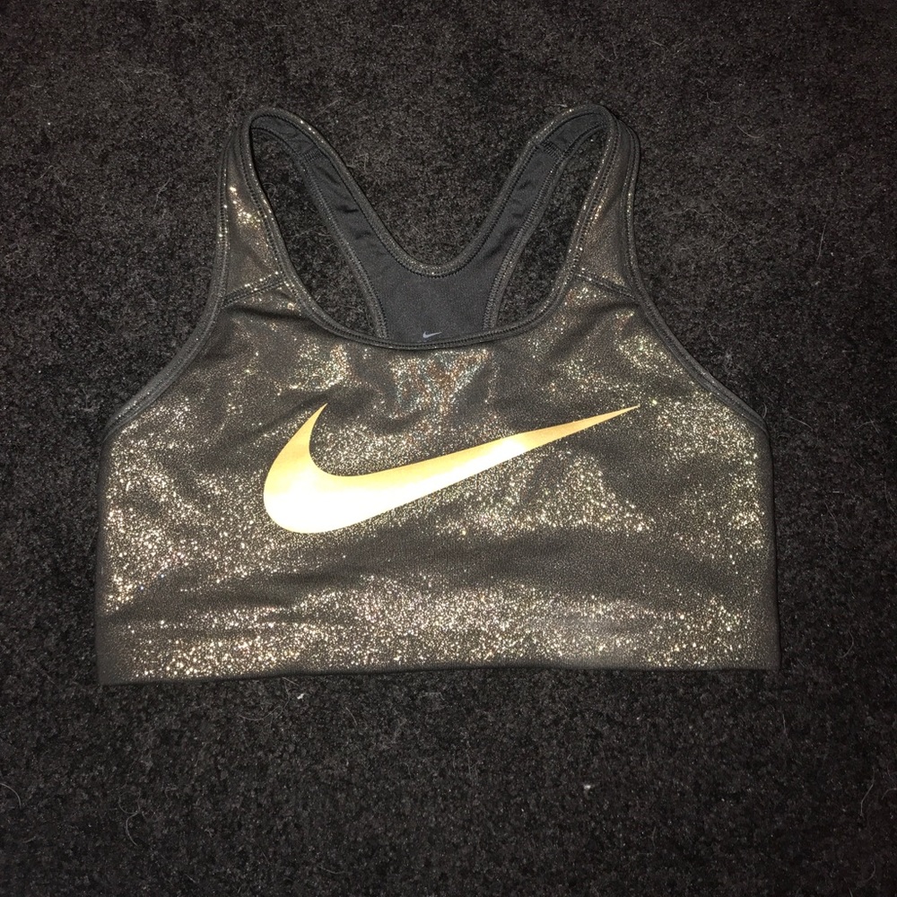 sparkly nike pro sports bra