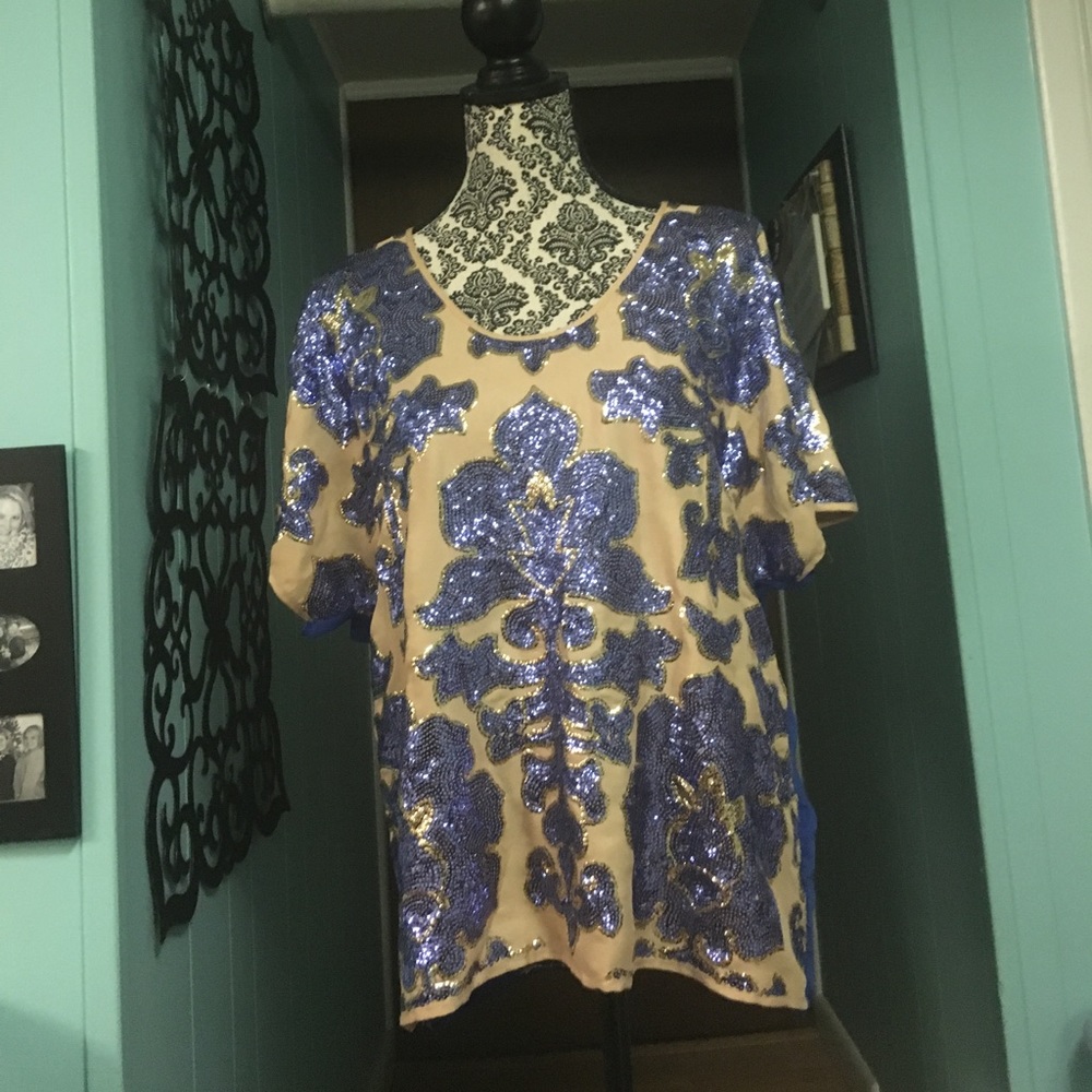 Sequin top