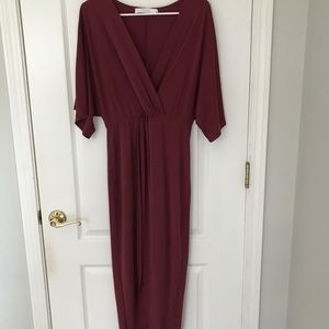 ASTR Wrap Front Kimono Dress