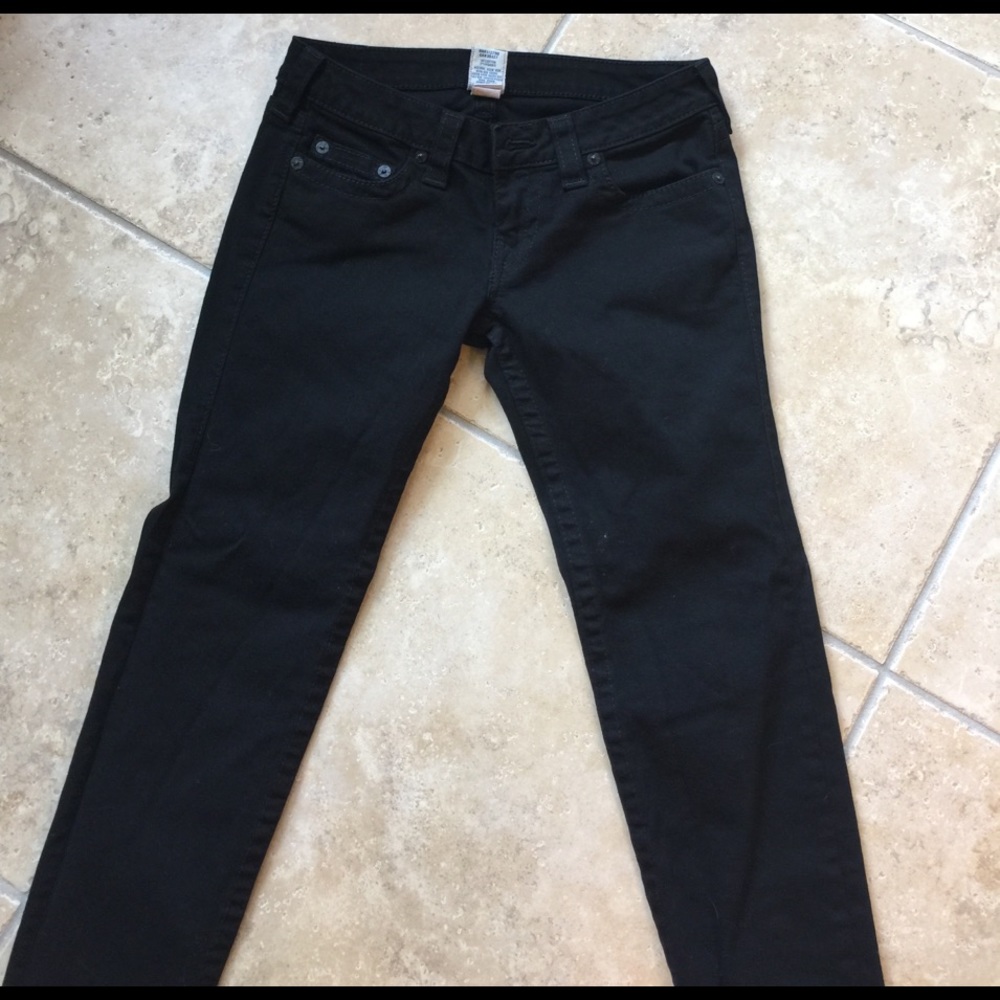 True Religion Black Skinny Jeans
