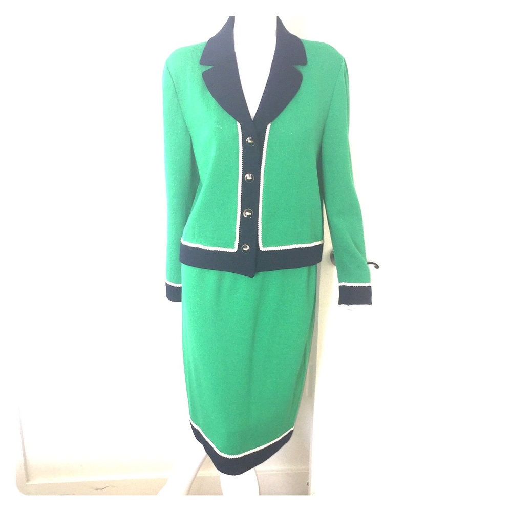 Classic and Timeless St. John Skirt Suit.