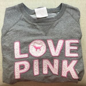 PINK pullover sweatshirt