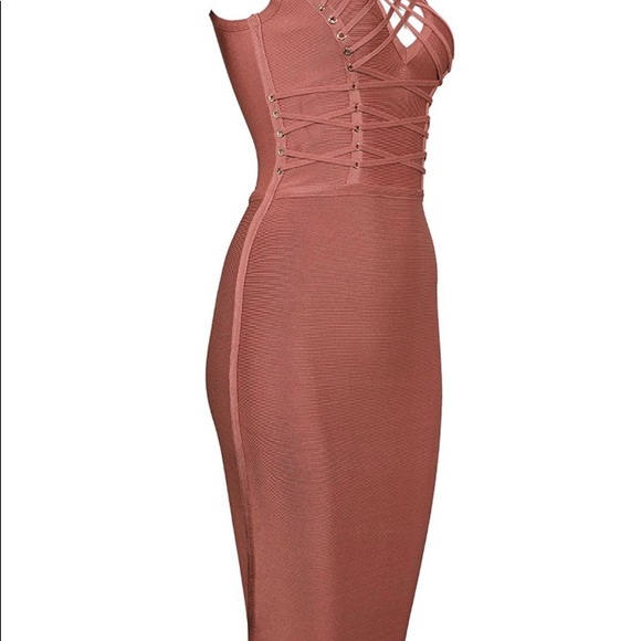 House of CB Bebe Sexy Bodycon Bandage Dress - Picture 5 of 8