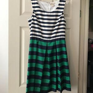 Banana Republic stripe fit and flare