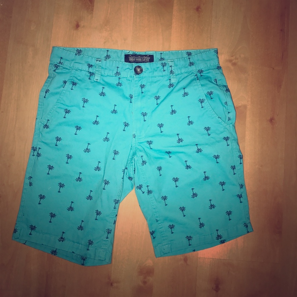 Palm tree shorts