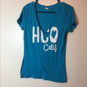 Hollister Co Deep V-Neck Tee