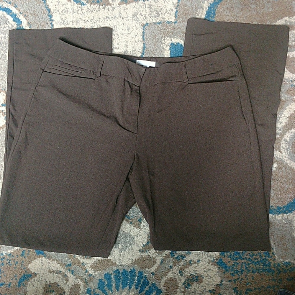 NY and Co Brown dress pants 18 tall / long