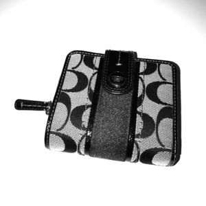 Black coach wallet