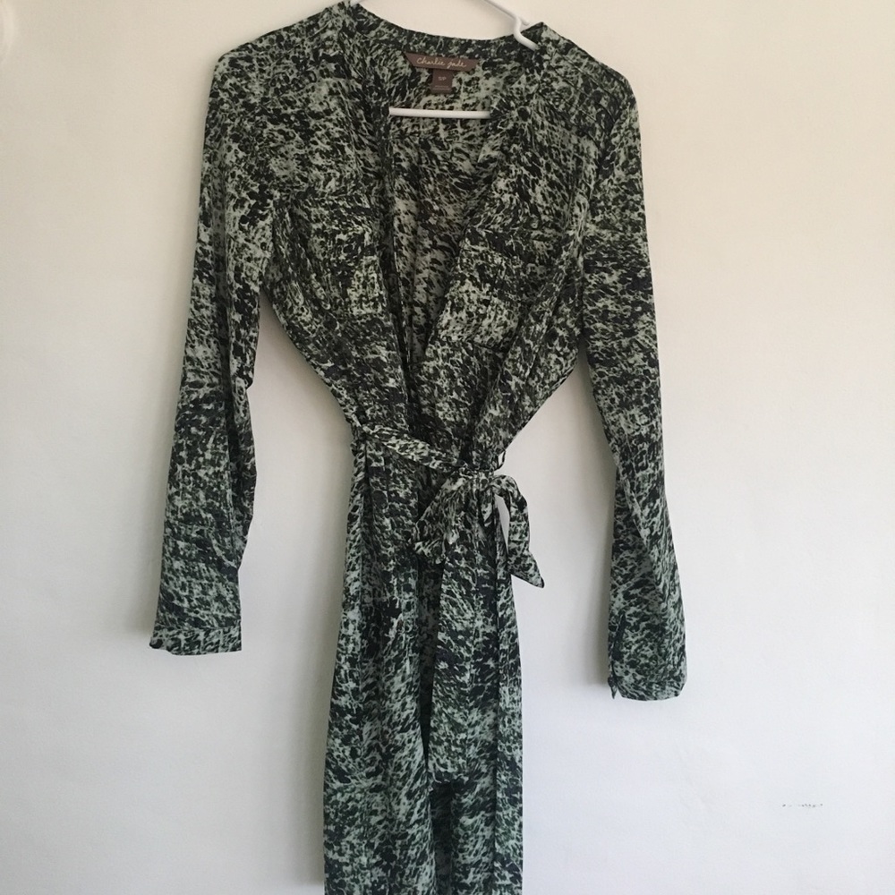 Charlie Jade Snakeskin Print Dress