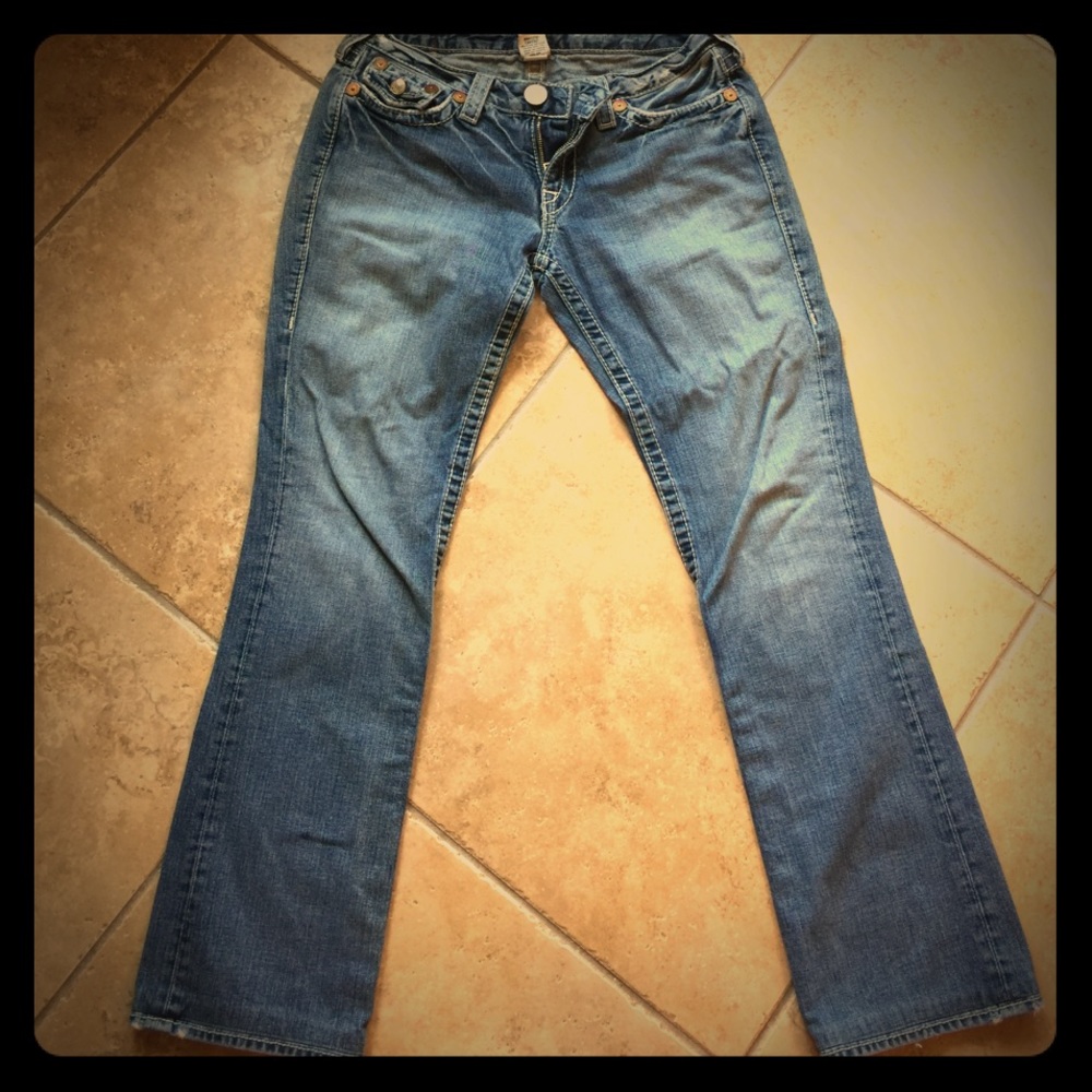 True Religion Billy Big T straight leg jeans