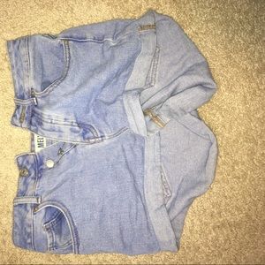 Brandy Melville button up shorts