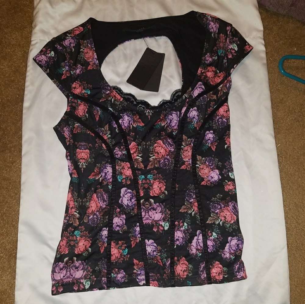 Guess bustier top size small NWT
