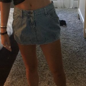 NEW CARMAR LF Denim Mini Skirt