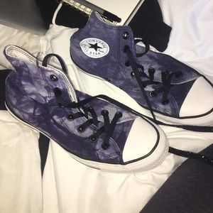 Tie dye high top converse