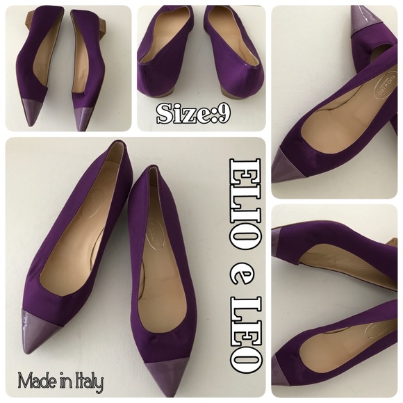 Elio e Leo Shoes - Beautiful Purple/Lavender Flats
