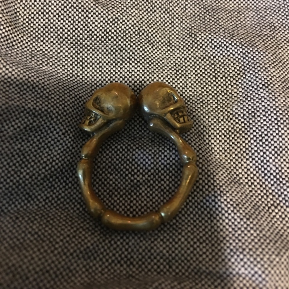 Skull Ring - Bronze Color