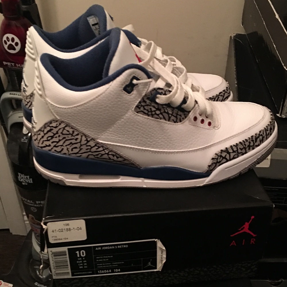 Retro air Jordan True Blue 3 2011
