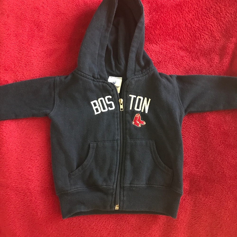 Boston Red Sox zip up hoodie size 6 months