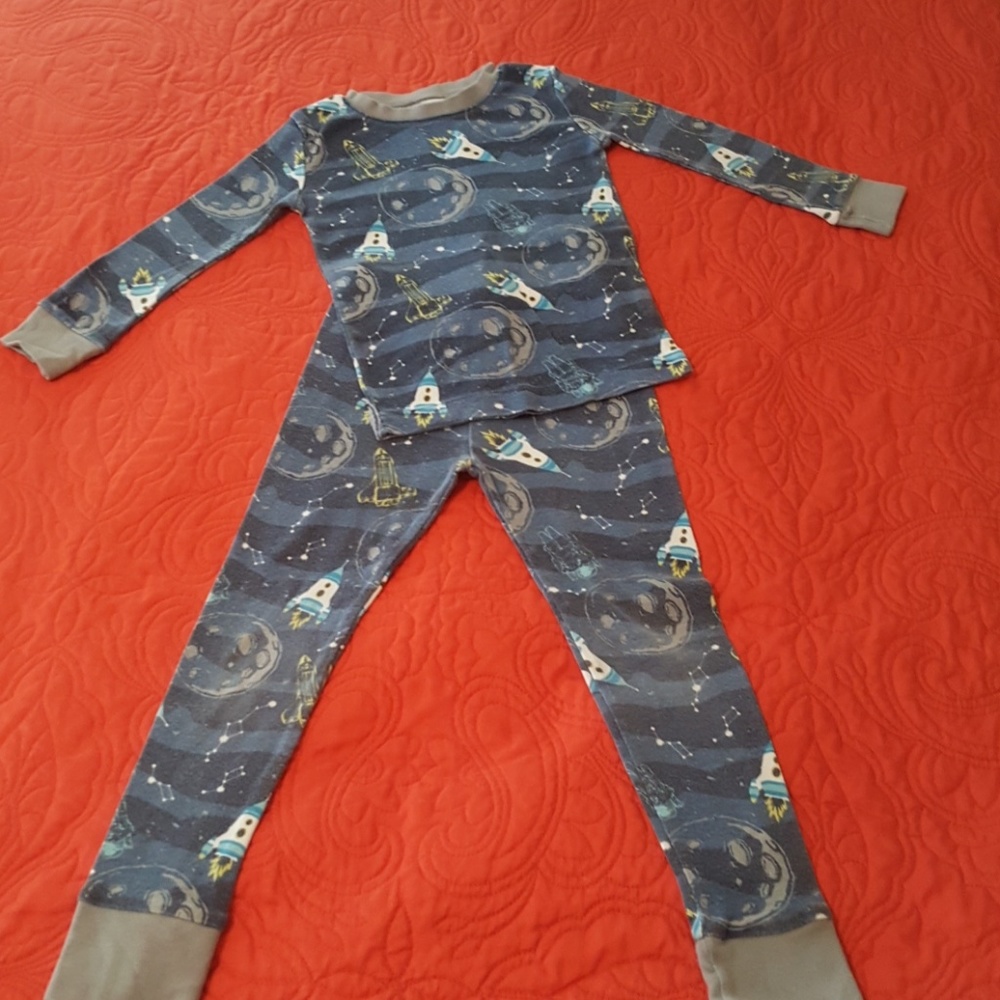 Kirkland organic cotton galaxy PJs