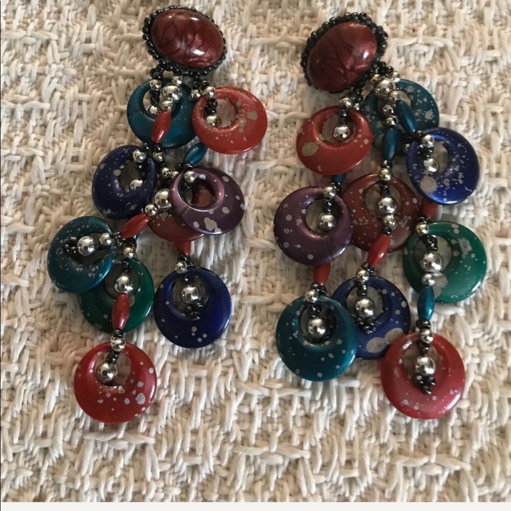 VINTAGE  60's Earrings. Bought on street Denton TX