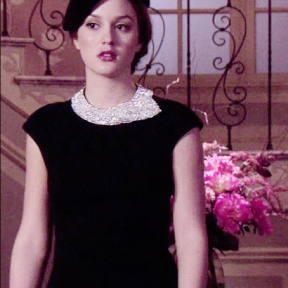 Milly Rhinestone Dress ASO Gossip Girl Size P