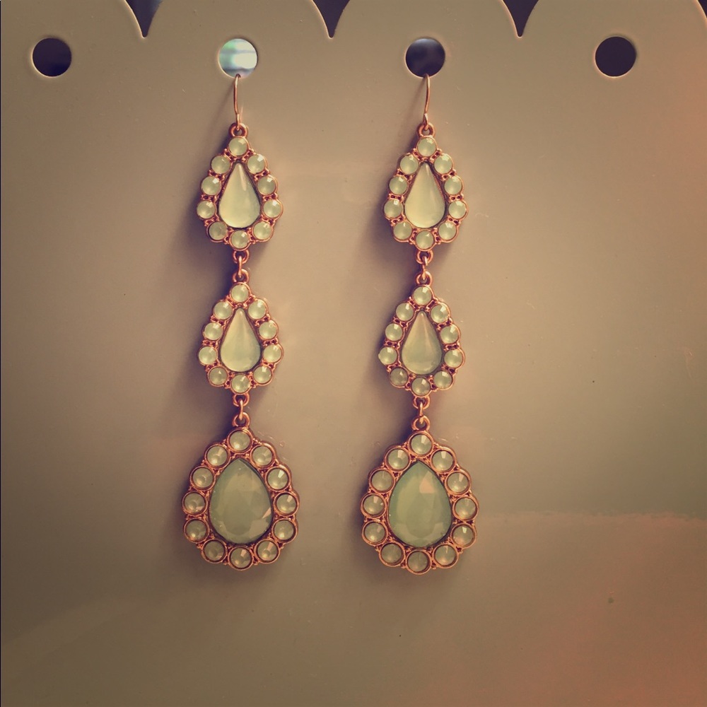 Turquoise/gold earrings
