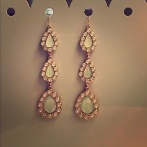 Turquoise/gold earrings