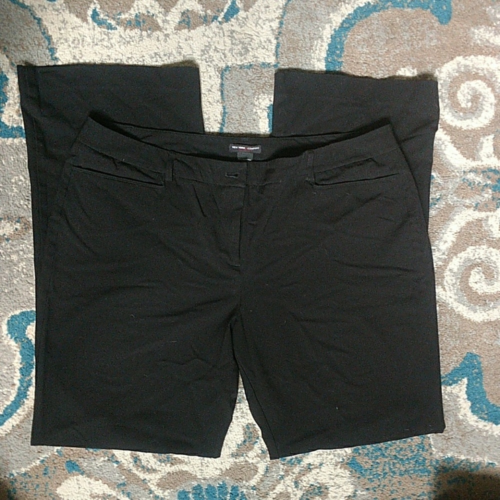 NY and Co black dress pants 18 tall / long