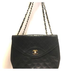 Vintage black Chanel purse