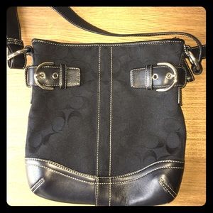 Authentic Black Coach Handbag