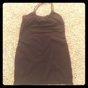 Brown Victoria's Secret bra top halter dress