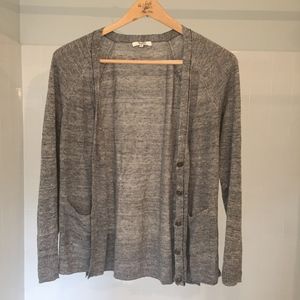Madewell Heather Grey Cardigan